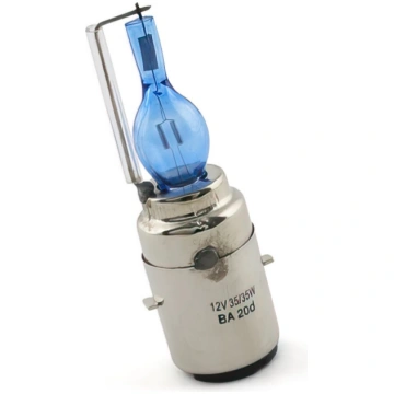 Priekšējo lukturu spuldze BA20D - 12V35W zila Stan