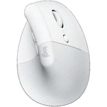 Bezvadu datora pele Logitech Lift Right, balta krā