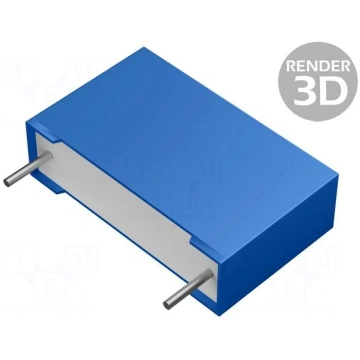 Capacitor: polypropylene | X2 | 150nF | 630VDC | 3
