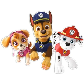 Divslāņu sienu apdare Paw Patrol - Skye, Chase, Ma