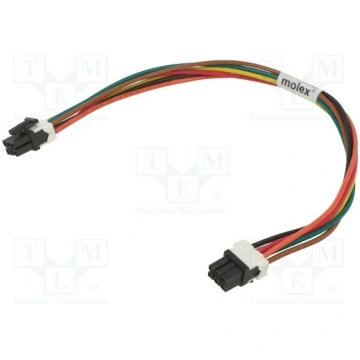 Connector: wire-wire; socket; female; MINI; PIN: 6