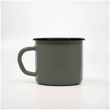 Enamel mug 250ml/8.45o.z. - Grey