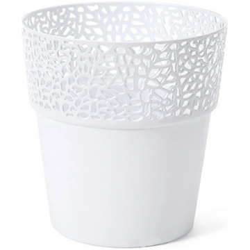 Puķu pods Lamela Rosa 655-05, plastmasa, Ø 12 cm, 