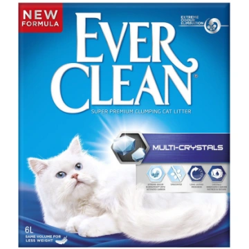 Kaķu smiltis Ever Clean Multi Crystals, bentonīts,