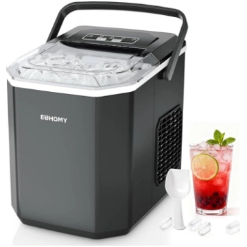 EUHOMY Home Ice Cube Maker 9 kubi 6 minūtēs Pašatt