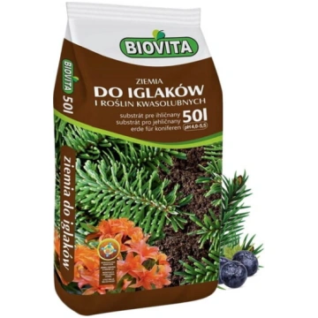 Zeme skujkokiem un acidofiliem augiem Biovita 50l