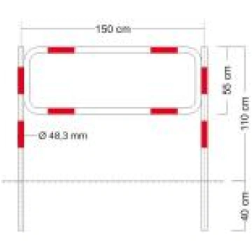 ARUNA Aizsargbarjera ø 48,3mm