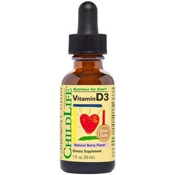 Child Life D3 vitamīns, dabīgas ogas - 30 ml
