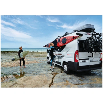 Thule Hullavator Pro kayak carrier with lift suppo