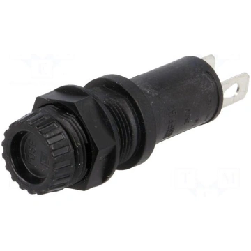 Fuse holder | cylindrical fuses | 5x20mm | 10A | M