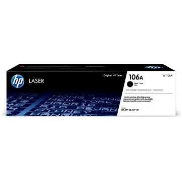 HP 106A melns oriģinālais lāzera tonera kasetne He