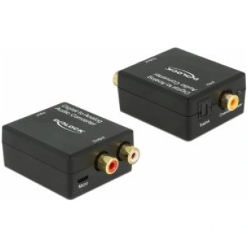 Adapteris Av Delock Toslink - Rca (cinch) Melns (6