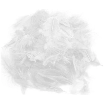 A.Jensen Mini Marabou - white - Marabu spalvas min