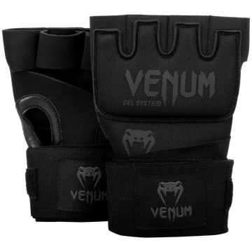 Venum Gēla Boksa Saites - melna krāsa