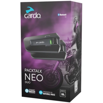CARDO PACKTALK NEO DUO mesh motorcycle intercom