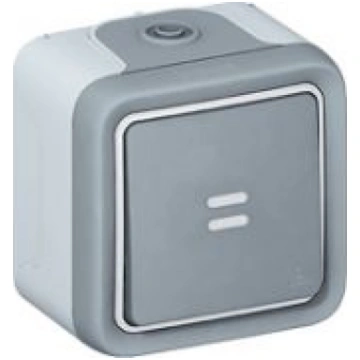 Plexo IP55 pel. v/a Tasterslēdzis + sp. 069722 | 3