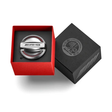AMG fuel filler cap chrome red Genuine Mercedes-AM