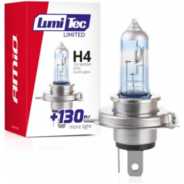 Halogen spuldze H4 12V 60/55W LumiTec LIMITED +130