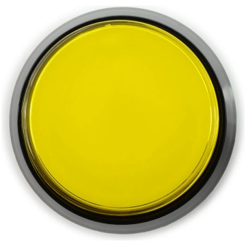 Arcade Push Button 6cm black housing - yellow with