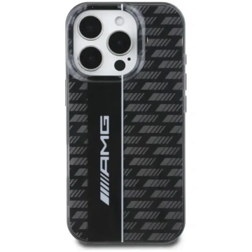 AMG Carbon Pattern vāciņš iPhone 16 Pro Max, melns
