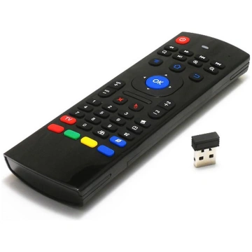 2,4 GHz MX3 Air Mouse bezvadu mini tastatūras tālv