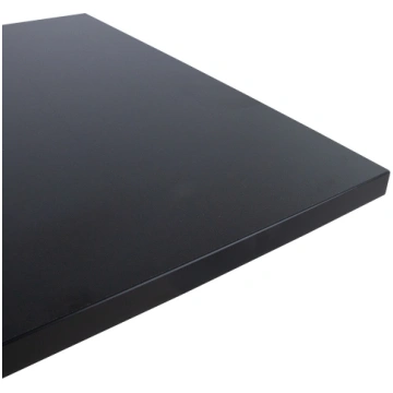 Galda virsma ERGO 140x80cm, melna 37369