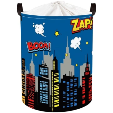 Clastyle Large Blue City Skyline Hero Children"s L