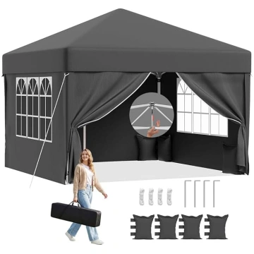 TRIUMPHKEY paviljons 3 x 3 m, ūdensizturīgs, stabi
