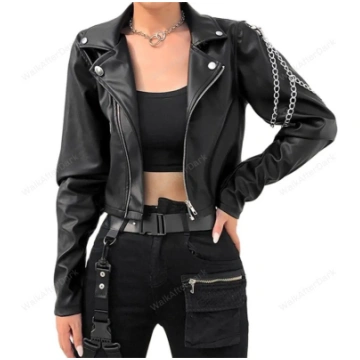 Women's Faux Leather Jacket
