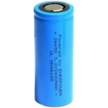 Enerpower 26650 3400mAh 10.2A 3.2V LiFePO4 akumula