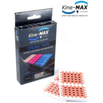 KINE-MAX Cross kinezioloģiskais teips L 52 x 44 mm