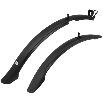 Dubļu sargs Force Grand, plastmasa, melna krās., 2