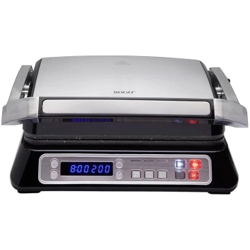 SOGO Digitālā panna - 4 rebanadas - 2000 W Metāla,