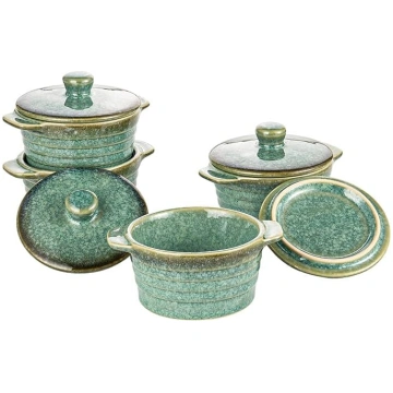 HENXFEN LEAD Mini keramikas kastroļi, 230 ml trauc