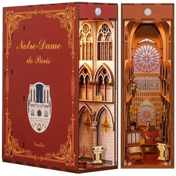 Saliekamais koka 3D LED modelis Notre Dame Toneche