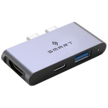 Smart Thunderbolt 3 in 1 USB-C Multiport Hub - Gre