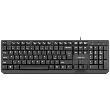Keyboard Trout Slim black USB CZ/SK Natec