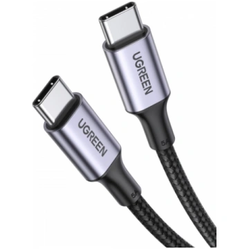 UGREEN US316 Type C to Type C Cable, 100W, 2m (bla