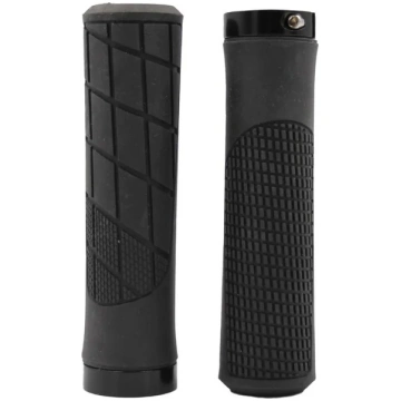 Manopole MTB Ergo con Bloccaggio Nero 135mm x 22mm