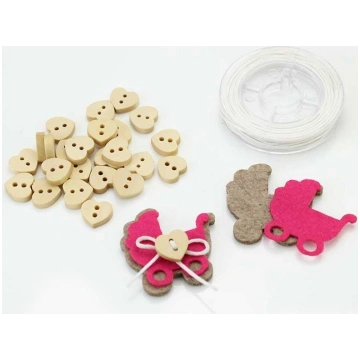 Saving kit 40 wheelchairs in felt and soft felt to