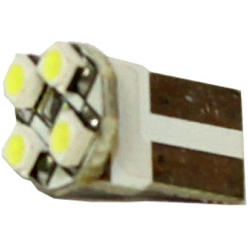 LED lampa 4d, W5W balta