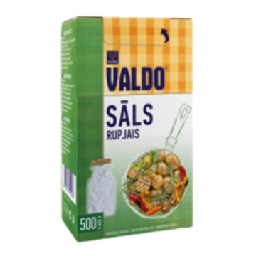 Sāls VALDO rupjais kārba 500g