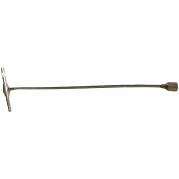 Valve fishing tool with long flexible cable YSE606