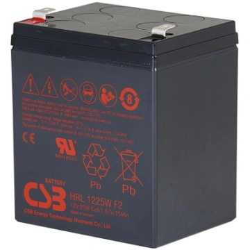 Akumulators 12V 6Ah 25W Pb CSB F2 CSB Battery