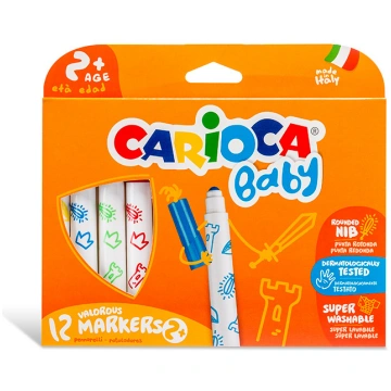 Flomasteri bērniem Universal Carioca, 12 krāsas - 