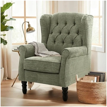 COLAMY Mid-Century Modern Living Room Armchair, Pa