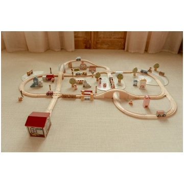 Little Dutch Train Track Set XL FSC 2540 Wooden