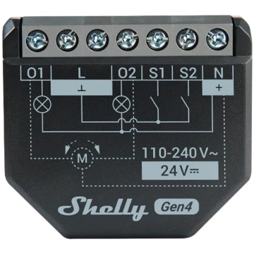 Sterownik Shelly 2PM Gen4 Zigbee/Matter 2PMGen4