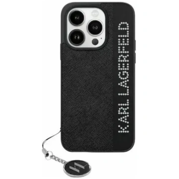 Karl Lagerfeld Saffiano Rhinestones & Charm cietai
