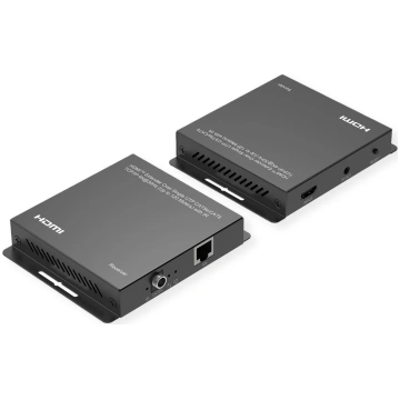 Roline HDMI over IP Extender, 4K30Hz, 120m, W/IR |